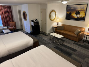 Family Suite Room - 2 Queen Beds & 2 Sleeper Sofas-  Bed